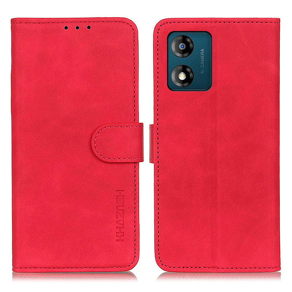 KHAZNEH For Motorola Moto E13 4G Anti-drop Phone Case Retro Texture Flip Leather Wallet Stand Anti-scratch Phone Cover KHAZNEH For Motorola Moto E13 4G Anti-drop Phone Case Retro Texture Flip Leather Wallet Stand Anti-scratch Phone Cover